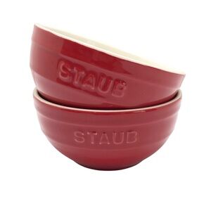 Staub | Cherry Red Small Universal Bowls, Set of 2
